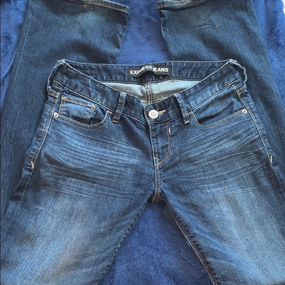 Express Stella Low-Rise Bootcut Jeans